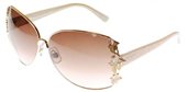 Daniel Swarovski SK0010 28F Gold w/Brown Gradient Lenses sunglasses