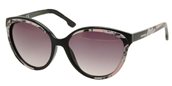 Diesel DL0009 05B Black White Pink Smoke sunglasses