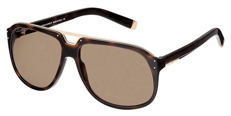 Dsquared DQ0005 52E Gold Dark Tortoise/Brown sunglasses