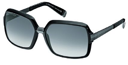 Dsquared DQ0044 01B Black, Shiny Dark Ruthenium, Gradient Dark Grey Lenses sunglasses