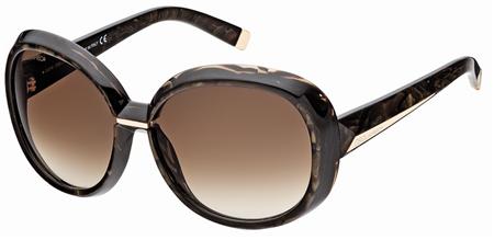 Dsquared DQ0051 38F Brown Horn Brass/Shaded Brown Lens sunglasses
