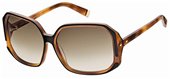 Dsquared DQ0052 05F Havana Brass/ShadedGrey Brown Lens sunglasses