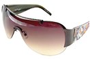 Ed Hardy Ehs 003 Japan With Swarovski Crystals Gun Burgundy Gradient sunglasses