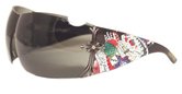 Ed Hardy Ehs 008 Brad With Swarovski Crystals Olive/ Green Gradient sunglasses