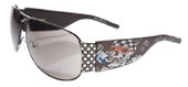 Ed Hardy Ehs 019 Speed Kills With Swarovski Crystals Gunmetal Grey Gun sunglasses