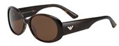 Emporio Armani 9608/S 0086 Dark Havana Frame/Dark Brown Lens sunglasses