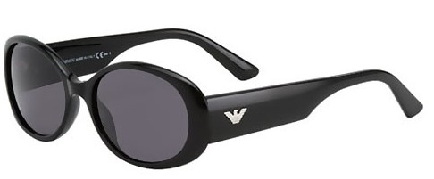 Emporio Armani 9608/S 0807 Black Frame/SmokeLens sunglasses