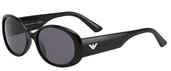 Emporio Armani 9608/S 0807 Black Frame/SmokeLens sunglasses