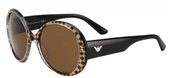 Emporio Armani 9608/S 0I09 Brown Black/Dark Brown Lens sunglasses