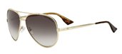Emporio Armani 9638/S 0J5GCC Gold Frame/Brown Gradient Lens sunglasses