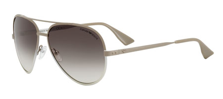 Emporio Armani 9638/S 0LJLCC Matte Beige Cream Frame/BrownGradient Lens sunglasses