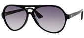 Emporio Armani 9641/S 0807 Black Frame/Gray Gradient Lens sunglasses