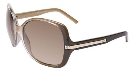 Fendi FS5039 CHROME 234 Light Brown sunglasses