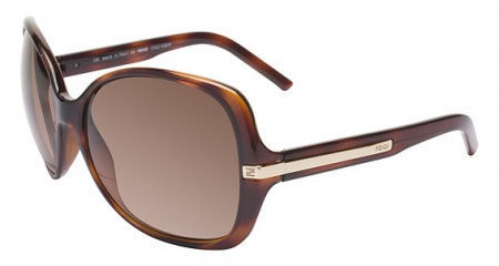 Fendi FS5039 Chrome 238 Brown Havana sunglasses
