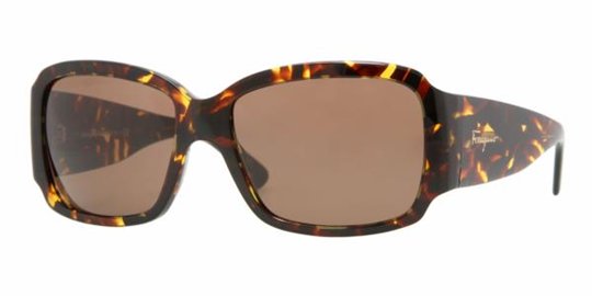 Ferragamo FE2175 697/73 Spotted Havana Brown sunglasses