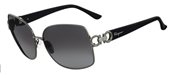 Ferragamo SF100SR 015 Shiny Dark Gunmetal sunglasses