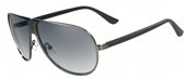 Ferragamo SF103SL 015 Dark Ruthenium Dark Grey Leather sunglasses