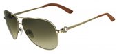 Ferragamo SF109SL 719 Brushed Gold sunglasses