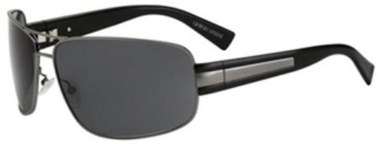 Giorgio Armani 597/S 0CCA Dark Ruthenium Shiny Black sunglasses