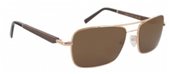 Gold &amp; Wood Atik 01 Shiny Gold/Carob sunglasses