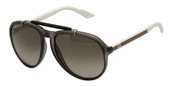 Gucci 1029/S 0W2C Matte Transparent Gray sunglasses