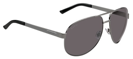 Gucci 1946/S 0KJ1 Dark Ruthenium (3H Smoke Polarized Lens) sunglasses