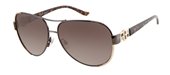Guess GU 7132 BRN 34  Shiny Brown sunglasses