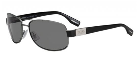 Hugo Boss 0337/S 0V81 Dark Ruthenium Black sunglasses