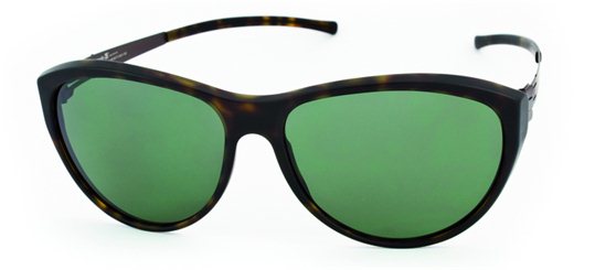 IC Berlin A0550 Superfluid Havana Matte Chocolate Brown Sand sunglasses