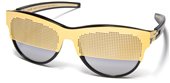 IC Berlin A0560 Dr Ihab Dots Matte Gold Obsidian sunglasses
