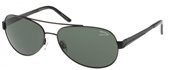 Jaguar 37322 610 Black Green Polarized Lenses sunglasses