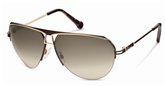 John Galliano JG0019 50P Brown/Havana,Rose Gold, Gradient Green Lenses sunglasses