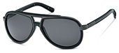 John Galliano JG0035 01A Black Gunmetal, Dark Grey Lenses sunglasses