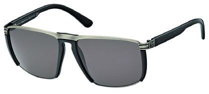 John Galliano JG0038 20A Antique Silver, Black, Dark Grey Lenses sunglasses