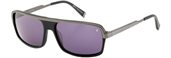 John Varvatos V751 001 Black Grey sunglasses