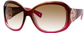 Juicy Couture Bff Strass/S 0DD3 Brown Pink Fade (brown Gradient Lens) sunglasses