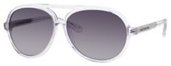 Juicy Couture Bright/s 0ED3 Clear Crystal / Gray Mirror Lens sunglasses