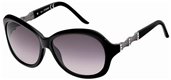 Just Cavalli JC263S 01B Shiny Black, Gradient Dark Grey Lenses sunglasses