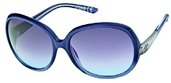 Just Cavalli JC318S 92B Pearl Sky Blue Shaded Blue, Light Ruthenium, Light Blue Shaded Dark Grey Lenses sunglasses