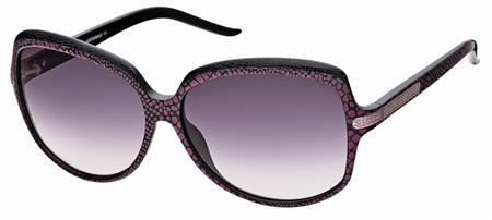 Just Cavalli JC328S 05W Black/AntiqueRose Texture, Rose Gold Trim, Gradient Blue Lenses sunglasses