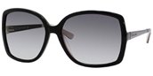 Kate Spade Darryl/s 0JBM Black Champagne / Gray Gradient Lens sunglasses