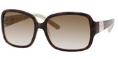 Kate Spade Lulu/s 0JBY Tortoise Gold / Brown Gradient Lens sunglasses