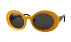 LA Eyeworks Fortuna 226605 Dry Mustard w/BronzinoTemples sunglasses