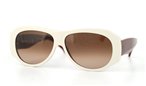 LA Eyeworks Sanbar 193235 Creamora Latte w/Burgundy sunglasses