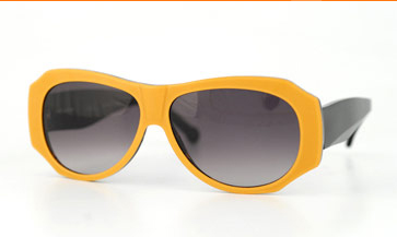 LA Eyeworks Sanbar 628101 Mustard Gold Tiger sunglasses