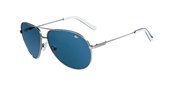 Lacoste L122S 045 Shiny Silver sunglasses
