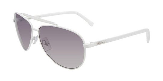 Lacoste L123S 105 Shiny White sunglasses