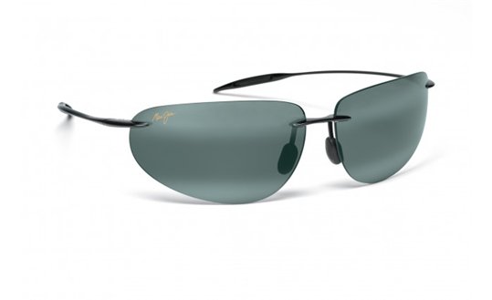 Maui Jim Backyards 424 424 02 Gloss Black/NeutralGrey sunglasses