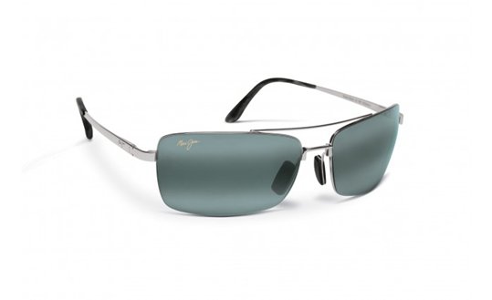 Maui Jim Black Rock 218 218 17 Silver/Neutral Grey sunglasses