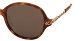 Missoni MI680 Havana Shiny Rose Gold, Topaz Swarovski (03) Dark Roviex sunglasses